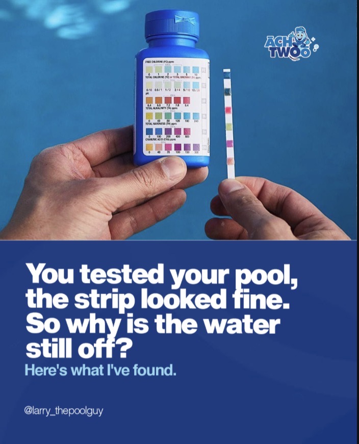 WHY POOL TEST STRIPS DON'T ALWAYS GIVE ACCURATE RESULTS