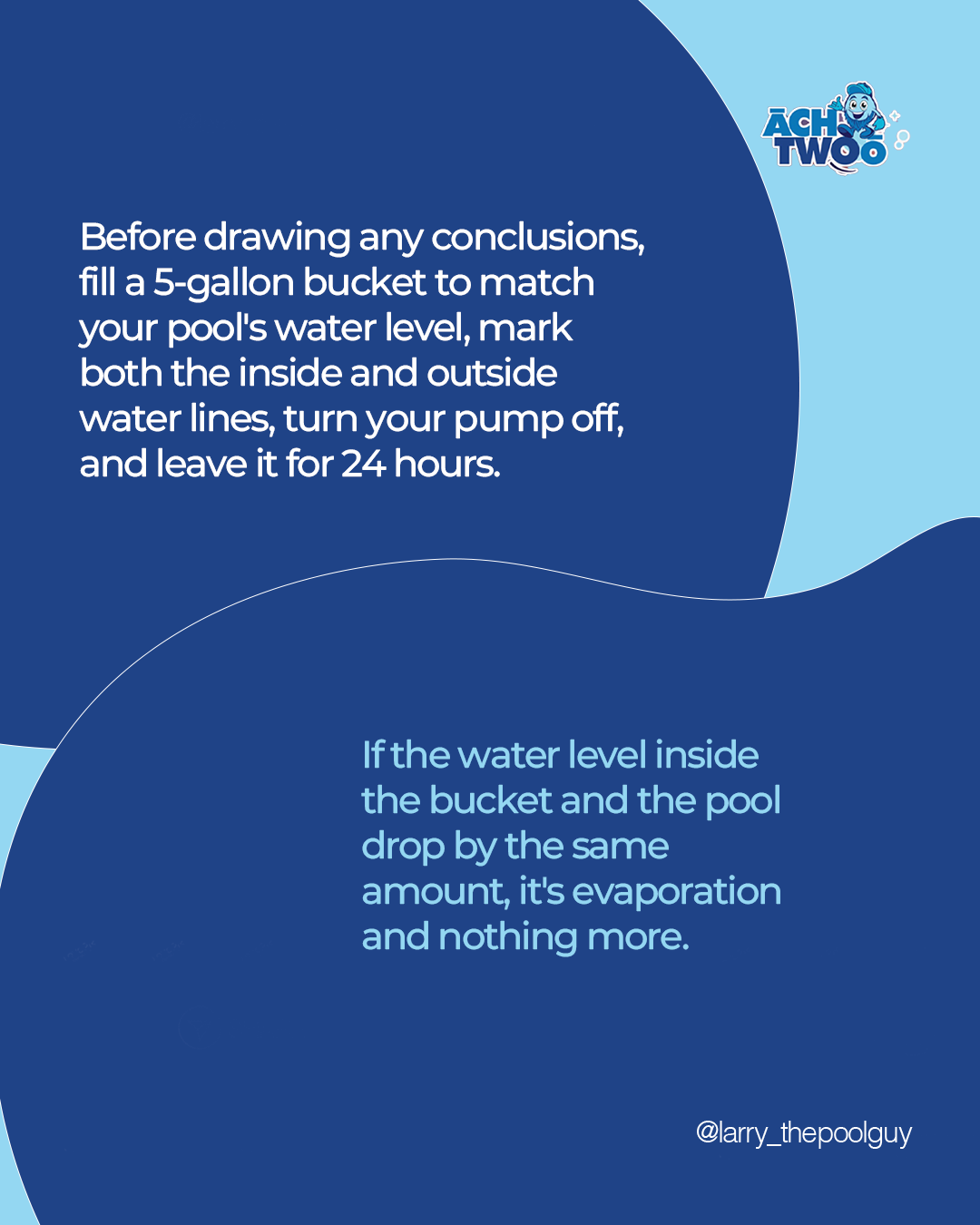 IS YOUR POOL ACTUALLY LEAKING OR IS IT JUST EVAPORATION? HERE'S HOW TO FIND OUT BEFORE YOU SPEND A PENNY