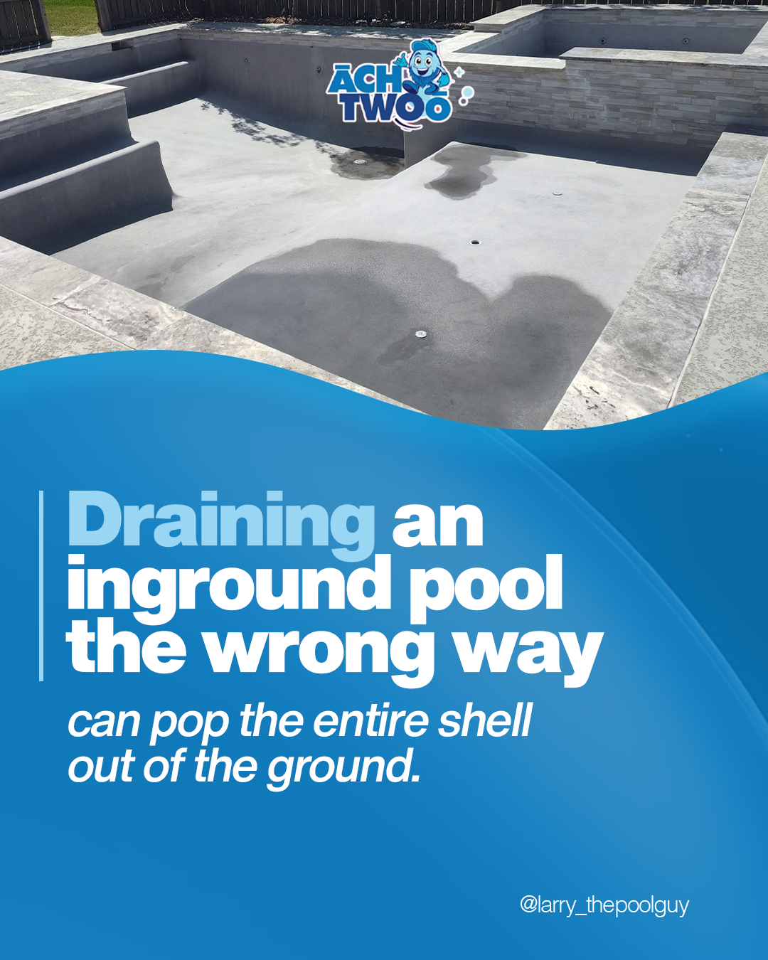 HOW TO SAFELY DRAIN AN INGROUND POOL WITHOUT DESTROYING IT